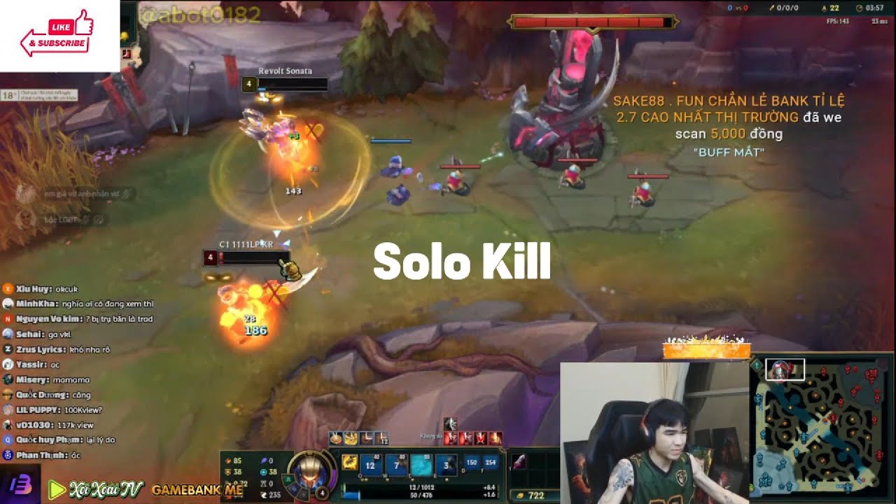 Zeros vs Immortal Tryn | Full Solo Kèo Căng Đét 200tr 🔥 #LMHT #Solo #Zeros #ImmortalTryn