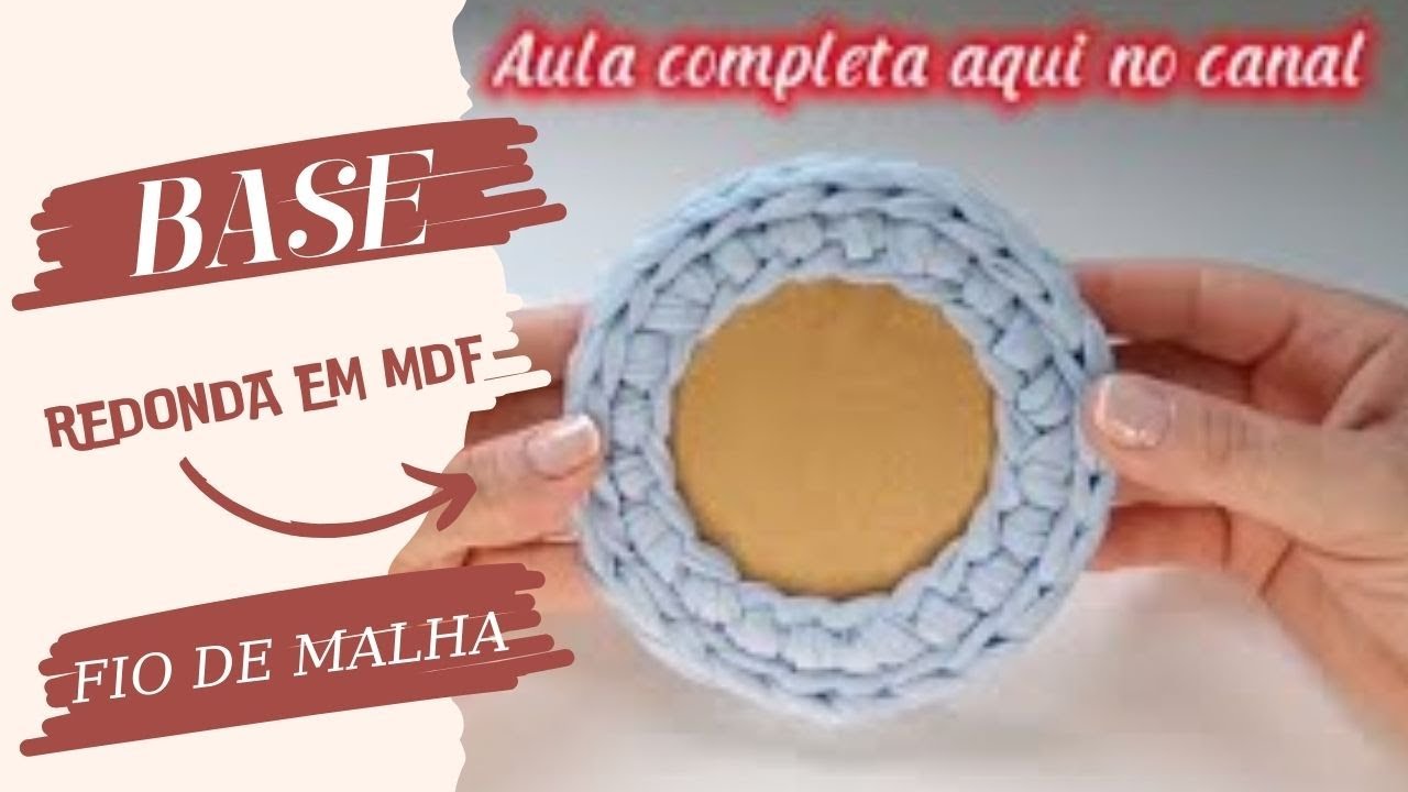 Acabamento perfeito para base MDF em fio de malha