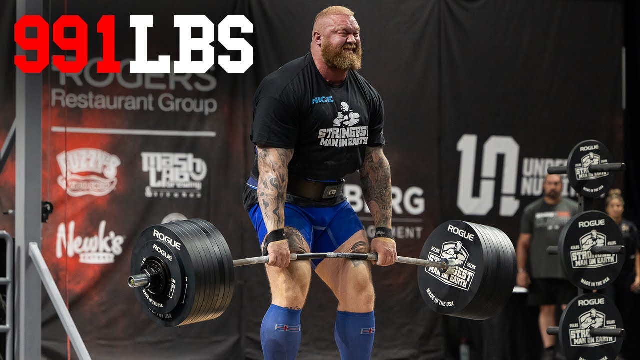 HAFTHOR MAKING 991LBS LOOK EASY