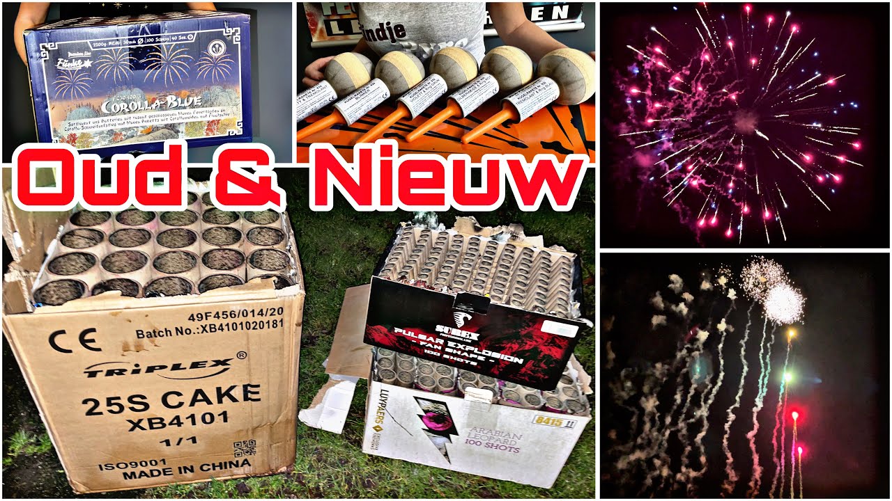 Vuurwerk Compilatie van vuurwerk afsteken tijdens Oud & Nieuw