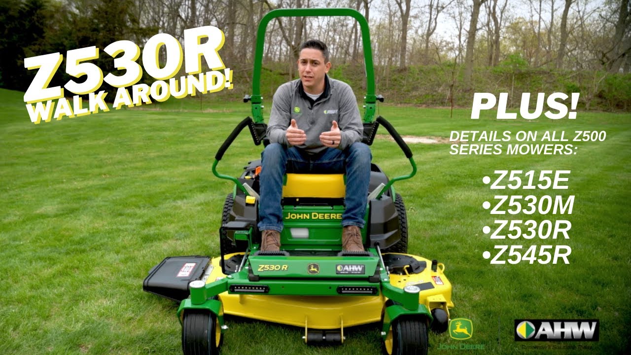 THE BEST John Deere Z530R Walk Around | AHW LLC
