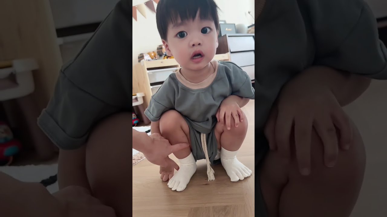 潘爸送lewen宝宝上学亲亲抱抱好可爱！乐文每早出门都跟收养的鹦鹉打招呼；缩小0.5倍好迷你小一只！潘爸乐文vlog｜baby lewen&pan#dadlife#babyboy#familylove