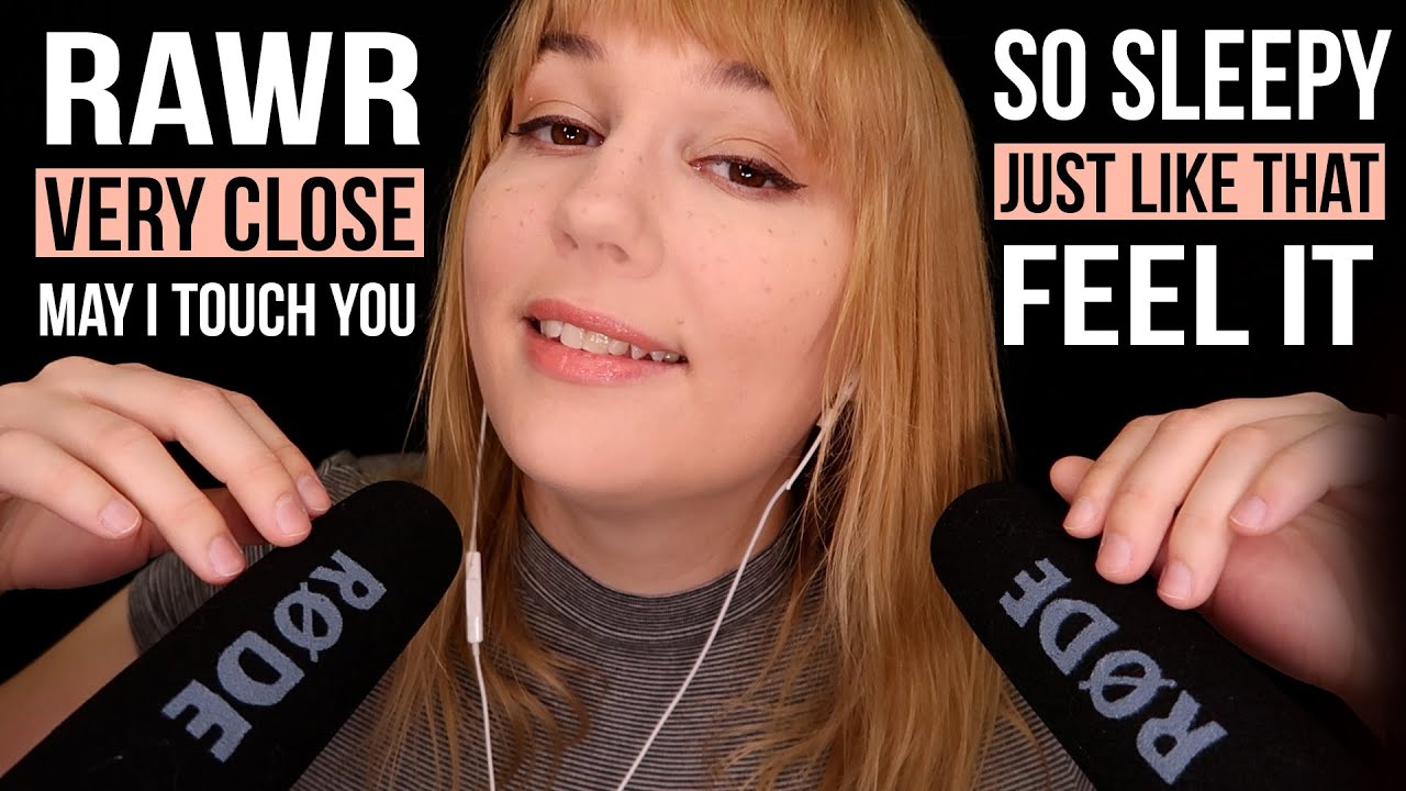 ASMR May I Touch You, Focus, Very Close, So Sleepy Whispers & Layered Mic Blowing