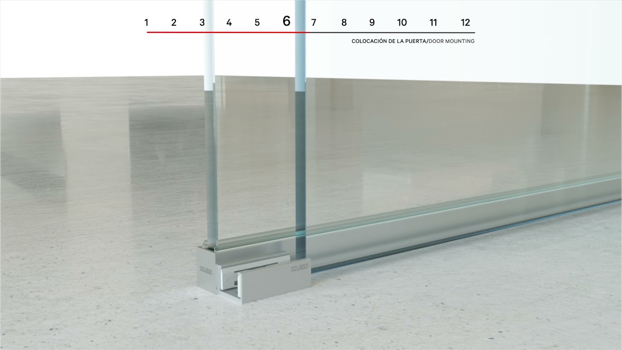 PUERTA CORREDERA Y FIJO ROLLGLASS+ 50-100-150 VIDEO MONTAJE