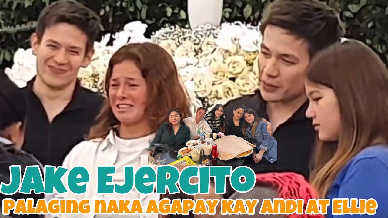 JAKE EJERCITO NAKAALALAY PALAGI KAY ANDI EIGENMAN AT SA ANAK NITO NA SI ELLIE GABI GABI NGA PRESENT