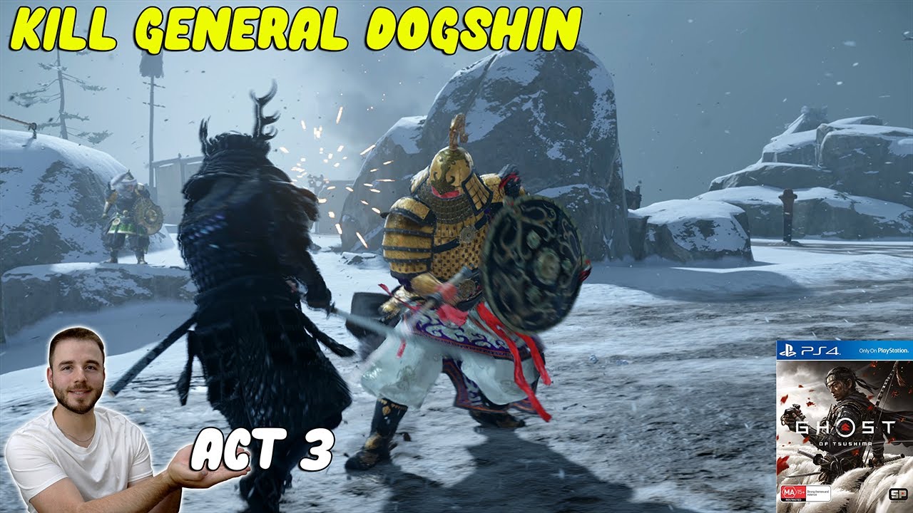 Kill General Dogshin | GHOST OF TSUSHIMA | Act 3 | PS4 Pro (detorio)