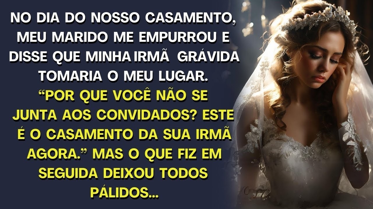 No dia do nosso casamento, meu marido disse que minha irmã grávida tomaria meu lugar Não sabiam que