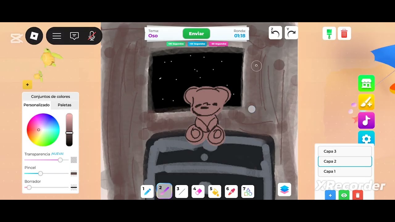 Playing speed paint with random people😜