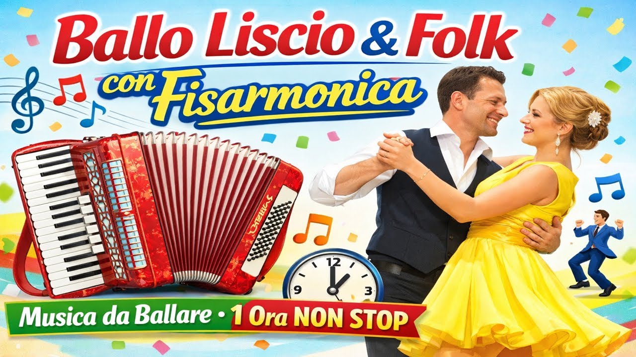 Liscio in Fisarmonica: Valzer, Polka, Mazurka 🎶 1 Ora di Ballo
