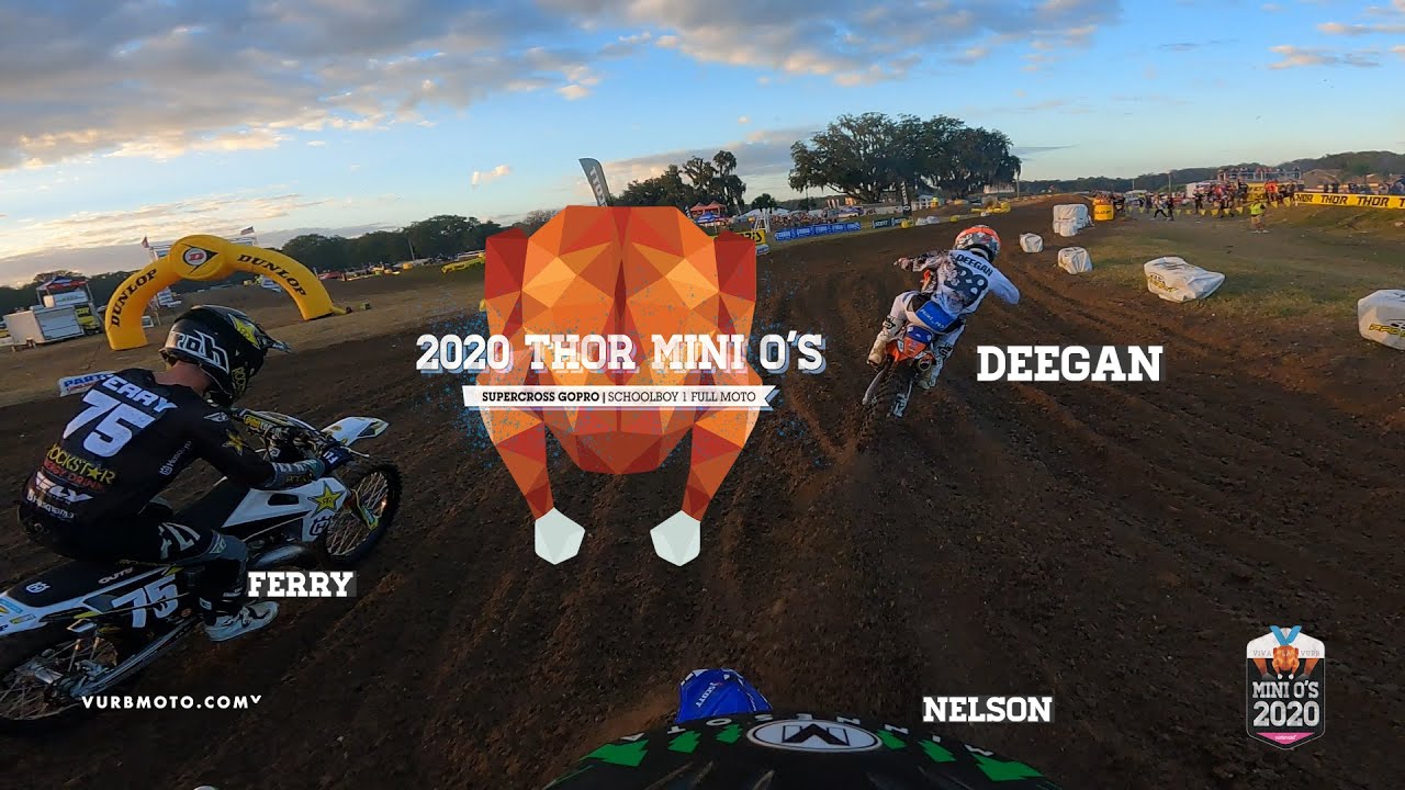 125cc Mini O's SX Full Moto GoPro - Schoolboy 1 Main Event