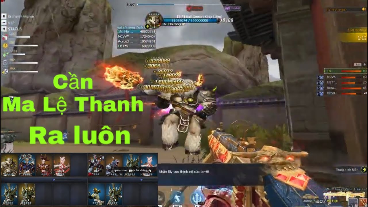 MG3 Viêm Thần Cơ Redzone 4: Thăng Thiên Đài (làm nv trâu5 mlt4 tử thần 4s5s)