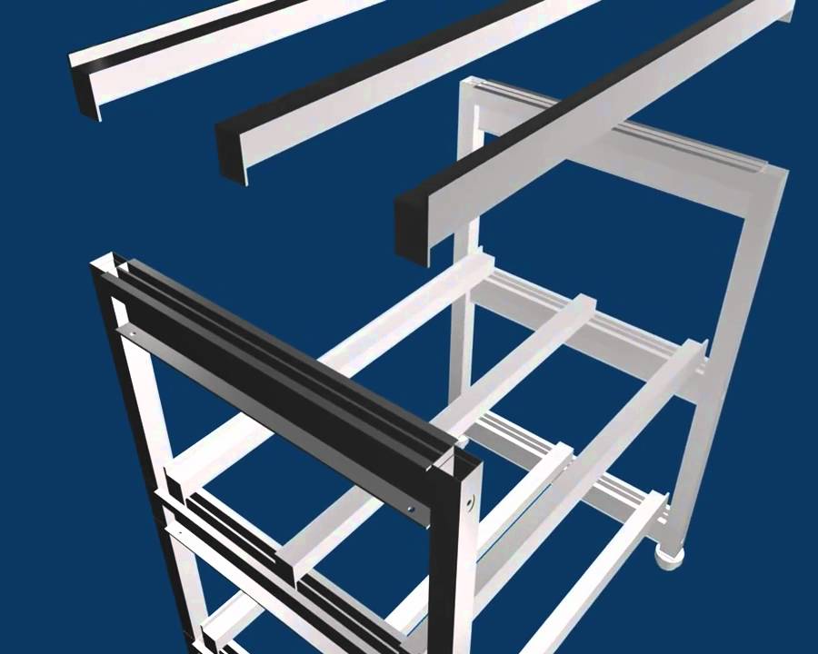 CLASSIC-Rack Montage // CLASSIC-Rack assembly // AIB KUNSTMANN GmbH