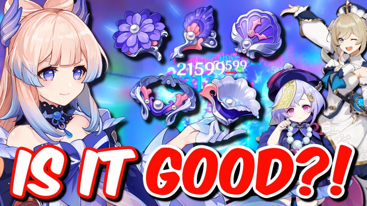 Is Ocean Hued Clam Good for Kokomi, Qiqi & Barbara?! | Genshin Impact 2.3 Artifact Set