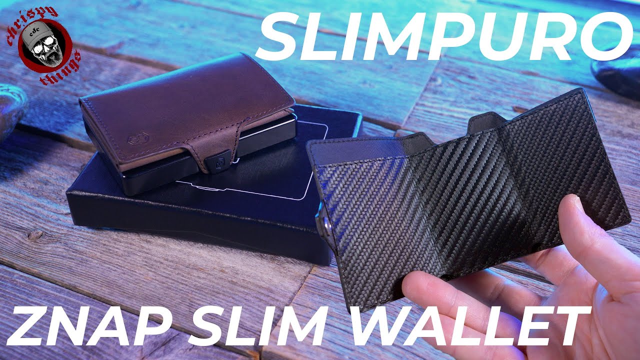 Slimpuro ZNAP Slim Wallet combines MINIMALIST with TRADITIONAL!