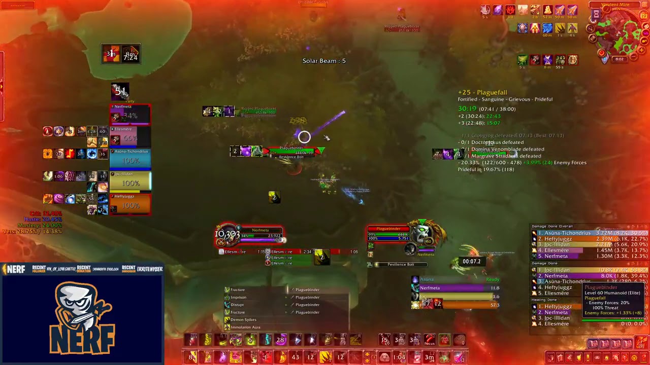 WORLD FIRST +25 PLAGUEFALL - Vengeance DH POV | NerfTankTV