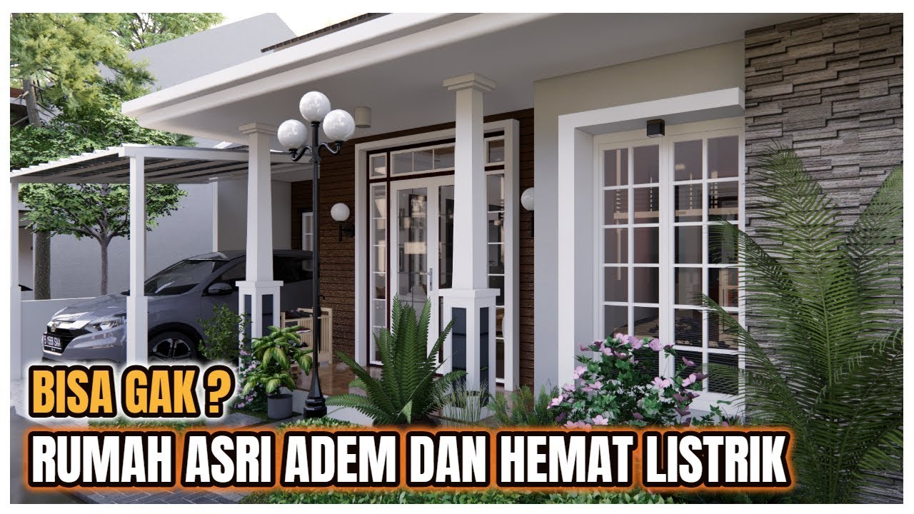 Nyaman Banget! Rumah Sehat 10x12 Banyak Bukaan Dikelilingi Taman - Lengkap 3 kamar + Mushola
