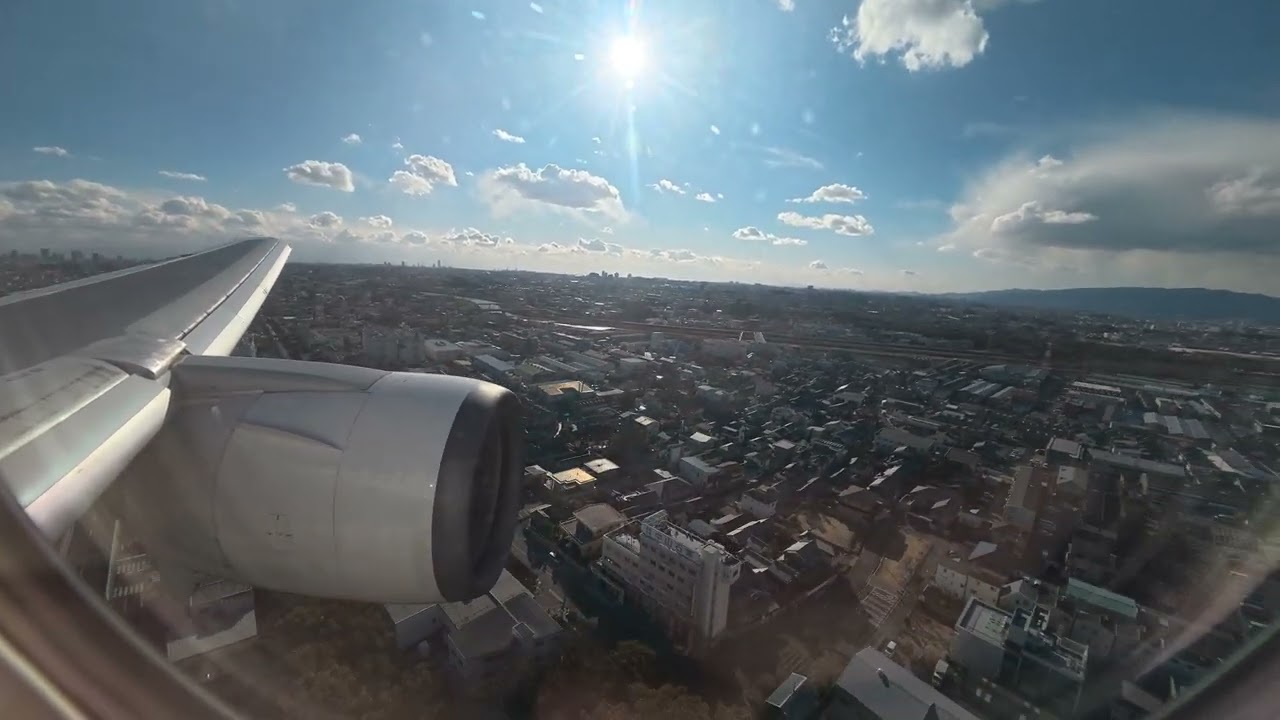 【4K60p】2026年1月11日 JAL117 着陸 B767-300ER 東京国際空港（HND）→大阪国際空港（ITM）