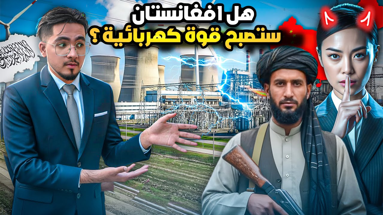 الطالبان تبني اكبر محطة لتوليد الكهرباء في افغانستان 🤯