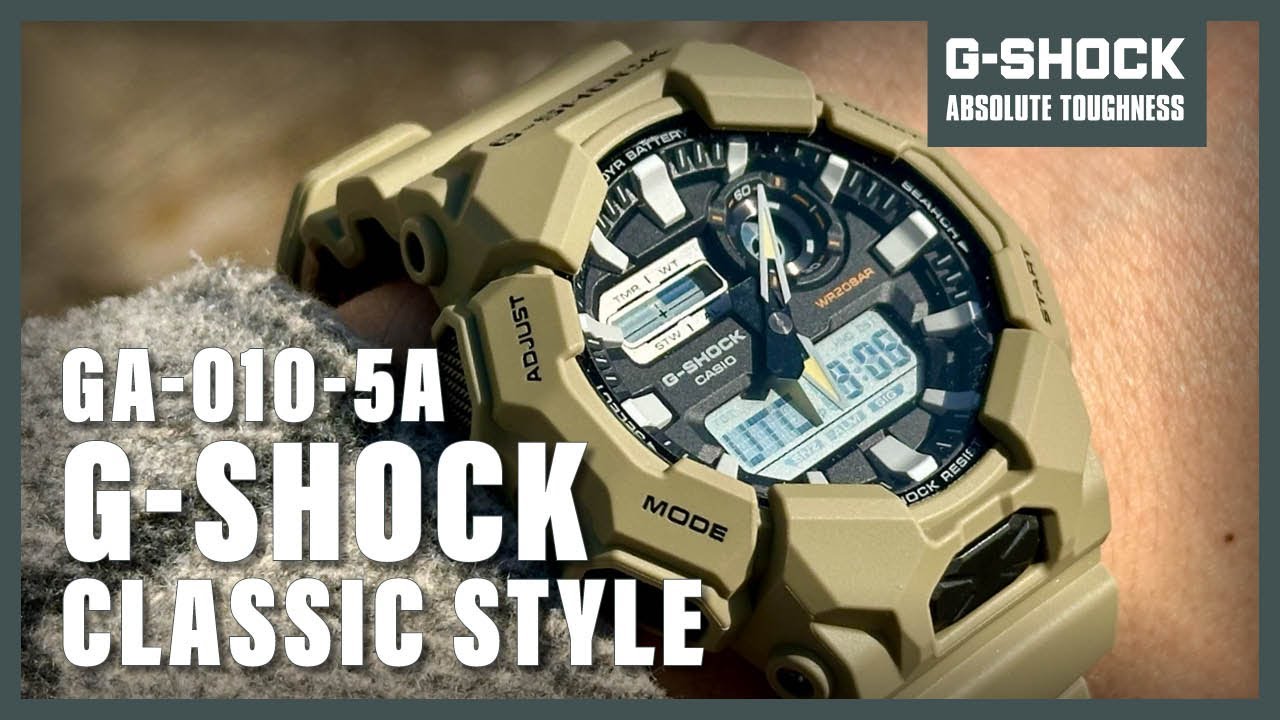 Unboxing The New Casio G-Shock GA-010-5A