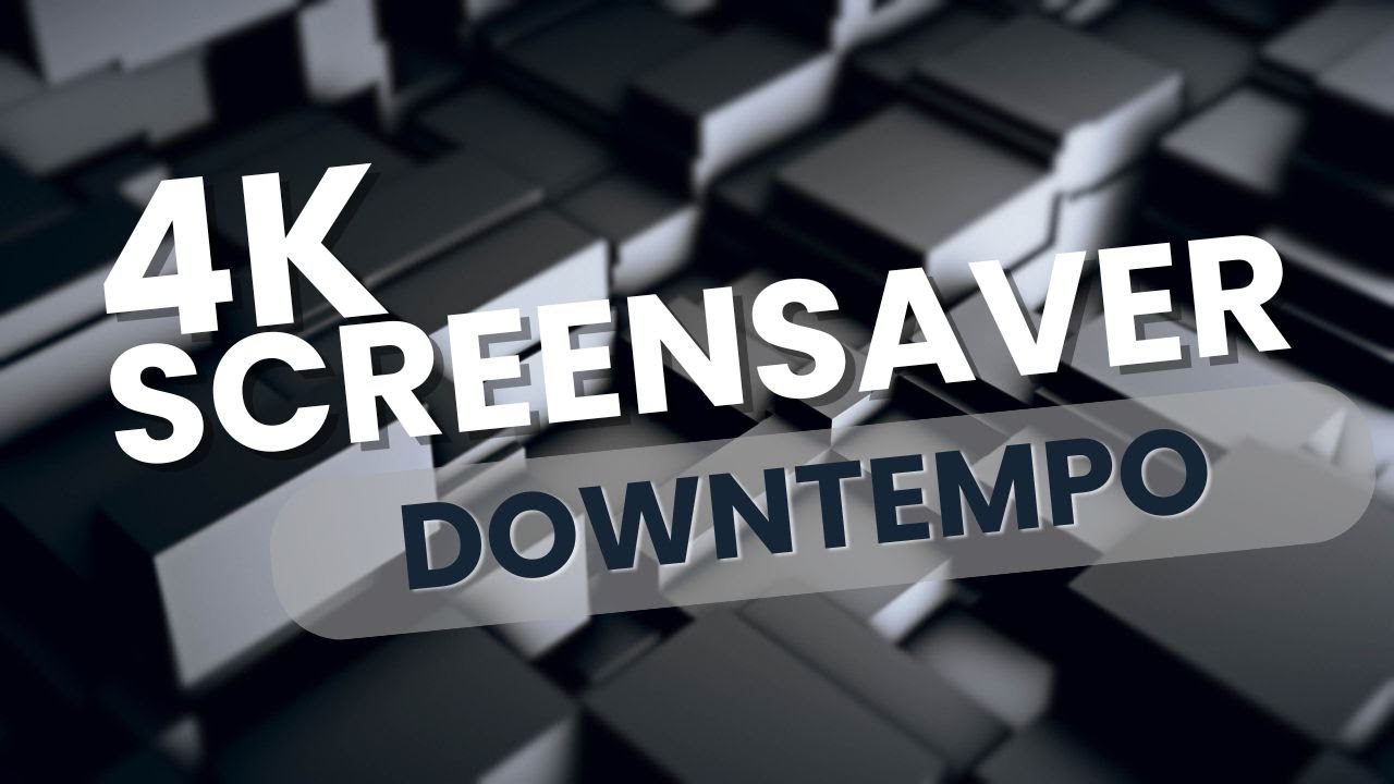 4K Downtempo Synth Screensaver 🌌 Relaxing Background, Chill EDM, Aesthetic Ambient Background in 4K