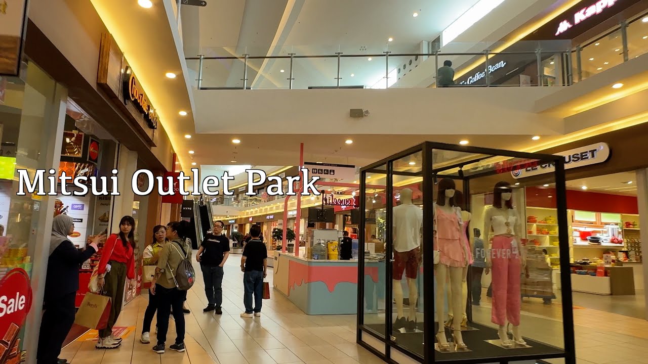 Discover Mitsui Outlet Park in KLIA Sepang - 4K Video -