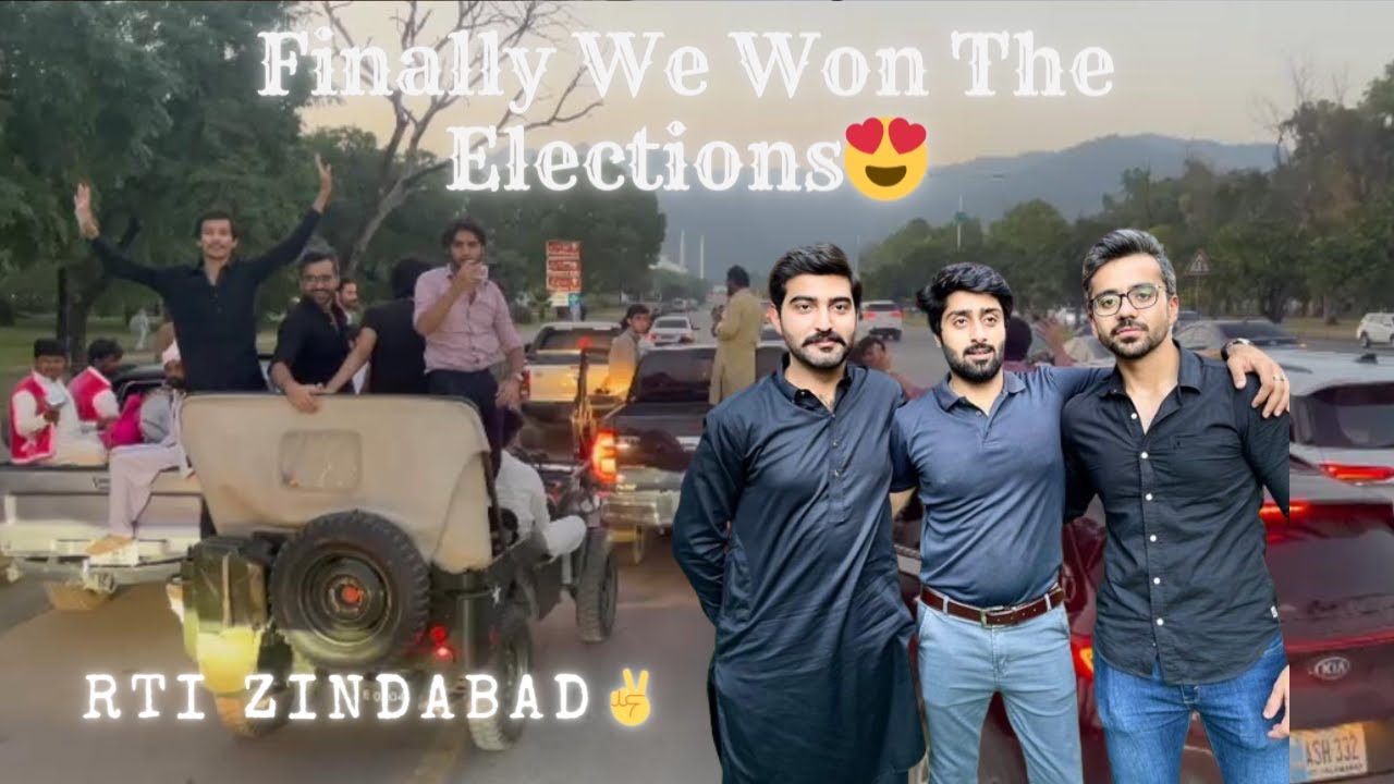 Finally hum elections jeet gy.😍  Clean Sweep #celebration 🥳