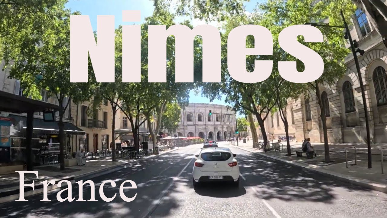 Nimes, France 5k- Driving- French region