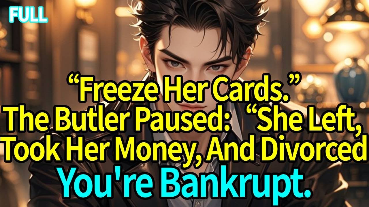 “Freeze Her Cards.” The Butler Paused:“She Left, Took Her Money, And Divorced.You're Bankrupt.