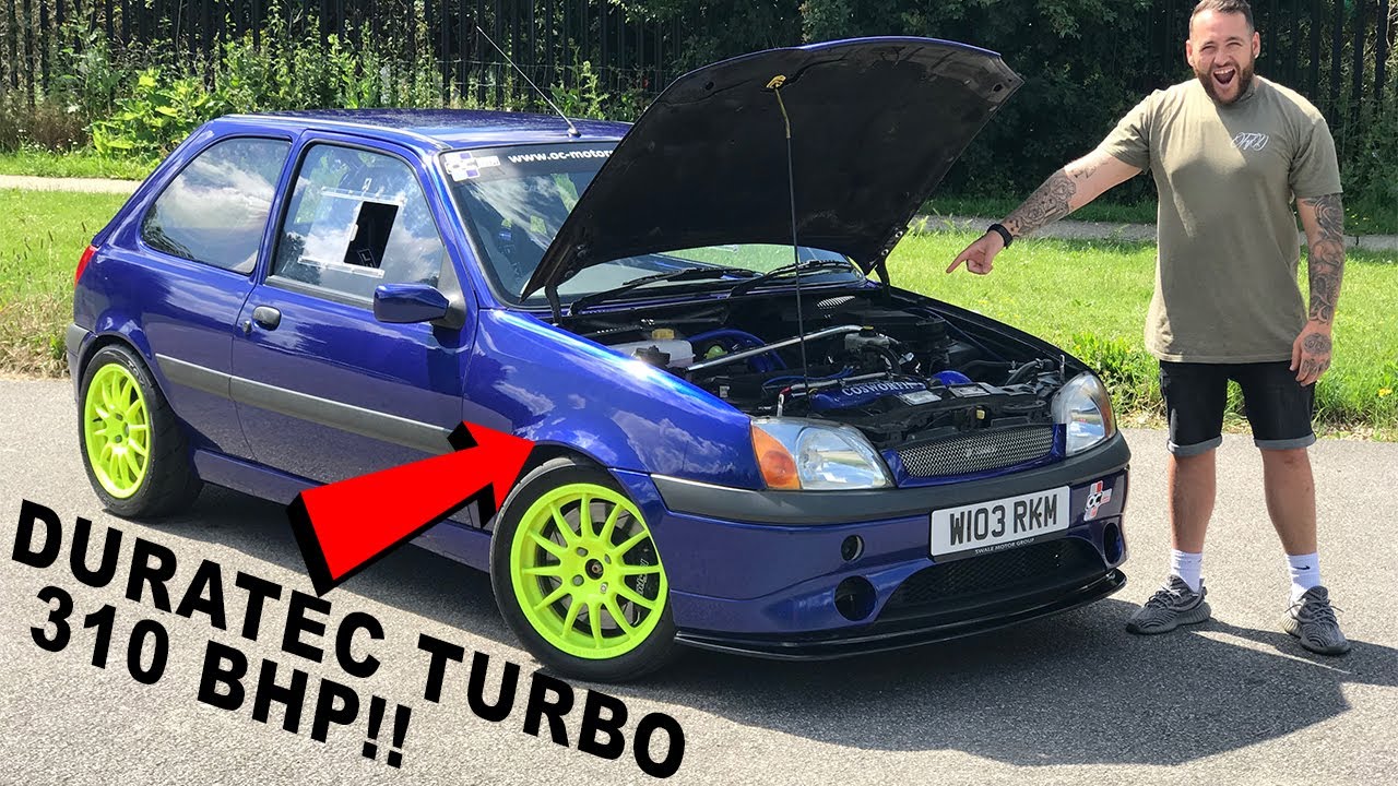 GARY BUILT THIS 310 BHP DURATEC TURBO MK5 FIESTA OUT OF HIS WIFE’S BRAND NEW CAR!!!