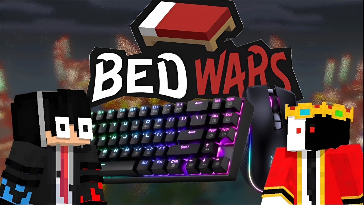 Duo Bedwars Keyboard & mouse Asmr Cubecraft