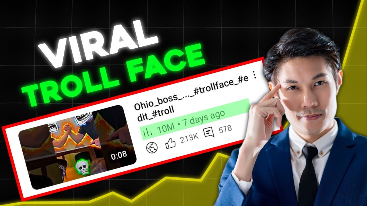 How to Troll Face Shorts viral in 24 Hours ( 0 Subscriber Channel )