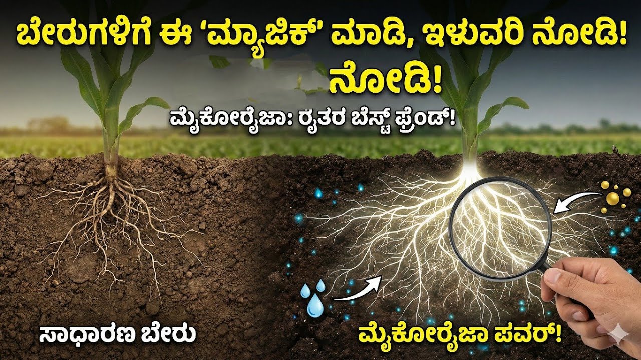 ಗೊಬ್ಬರ ಹಾಕದಿದ್ದರೂ ಬಂಪರ್ ಬೆಳೆ? ಬೇರುಗಳಿಗೆ ಈ 'ಶಕ್ತಿ' ತುಂಬಿ, ಮ್ಯಾಜಿಕ್ ನೋಡಿ!