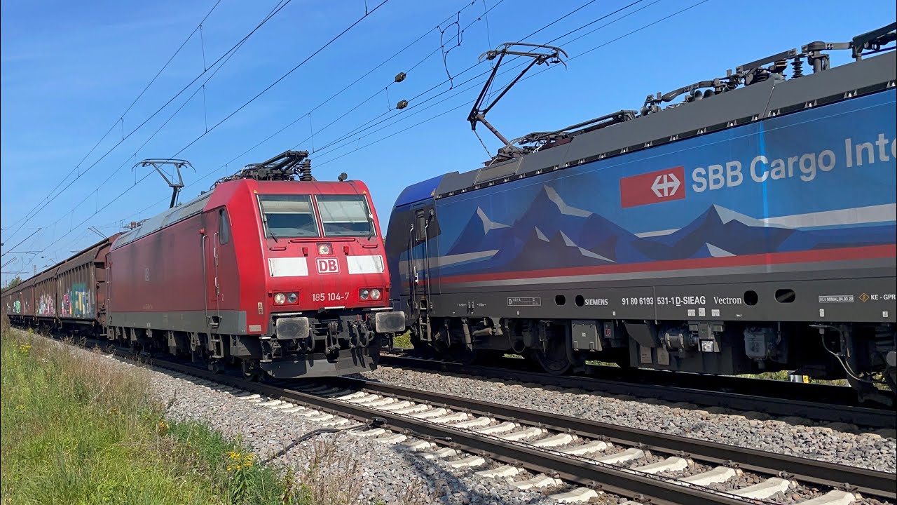 Zugverkehr an der Rheintalbahn