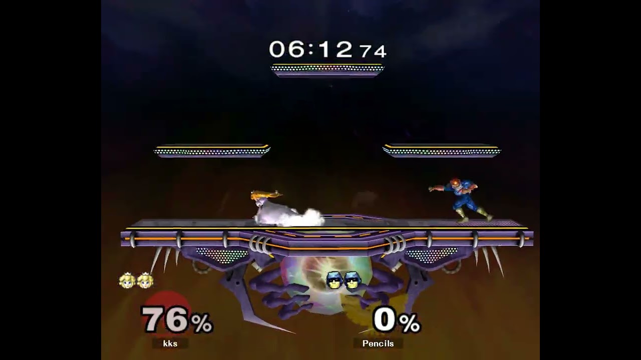 MFA! 144 Melee Singles LR2 – kks ⟮Peach⟯ vs Pencils ⟮Falcon⟯