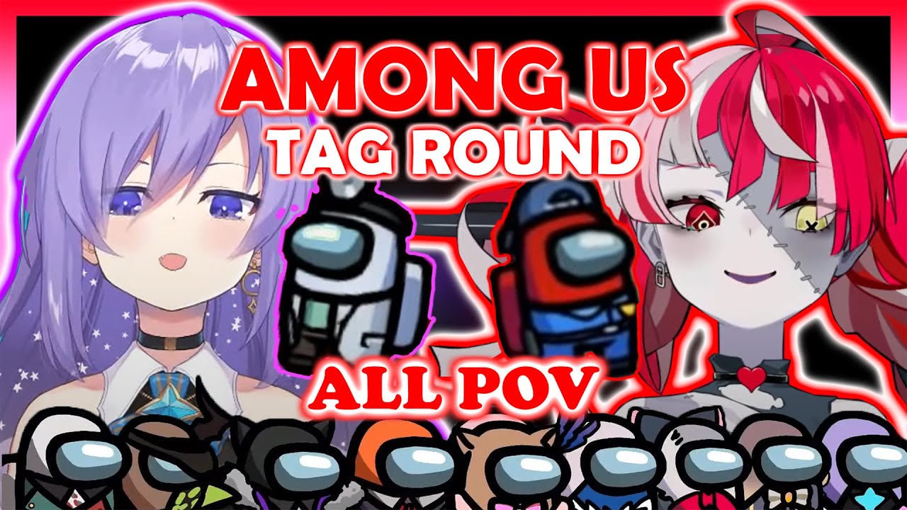 [Part 2] Hololive ID X Holostars Among Us TAG ROUND ALL POV | IDStarAmU