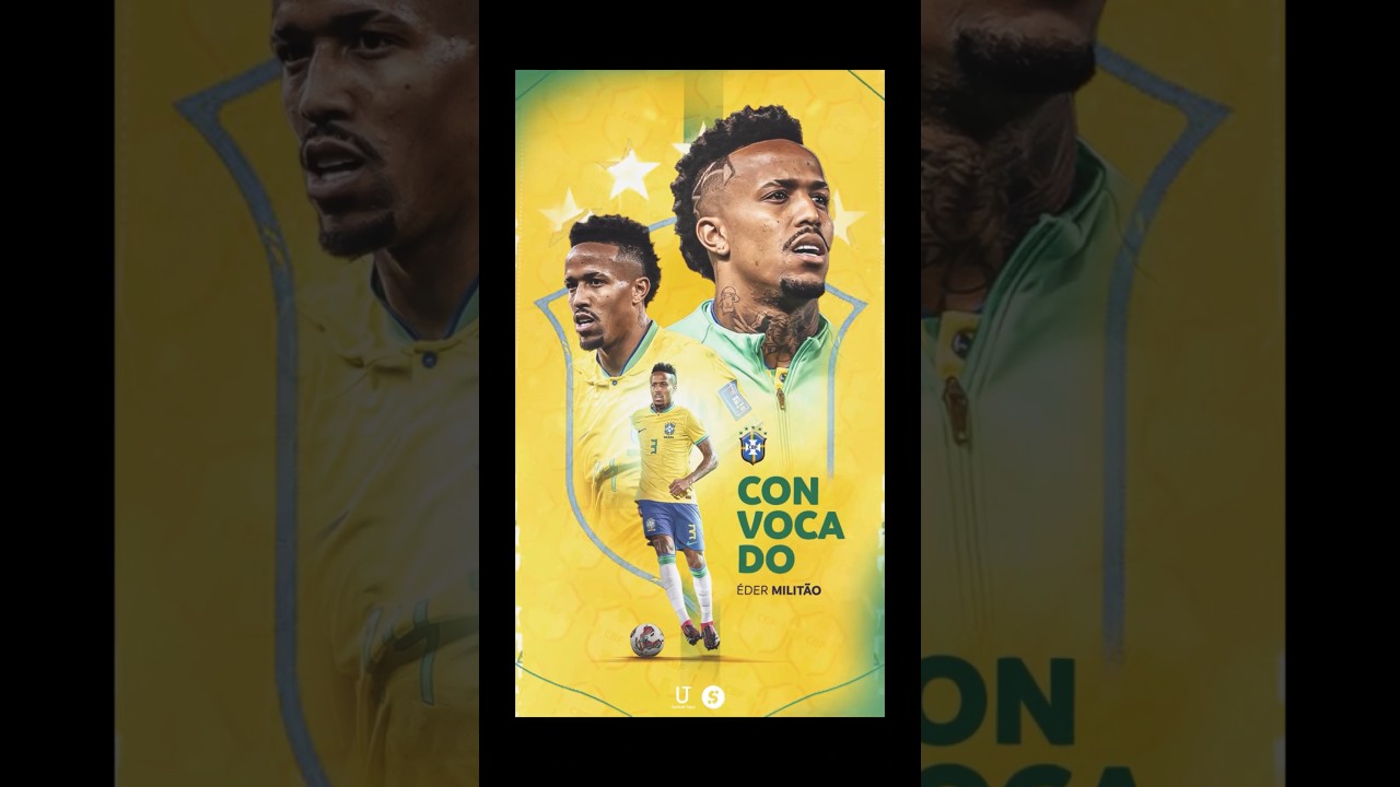 &Eacute;der Milit&atilde;o is brasil's best defensive player  | #football #youtubeshorts #shorts