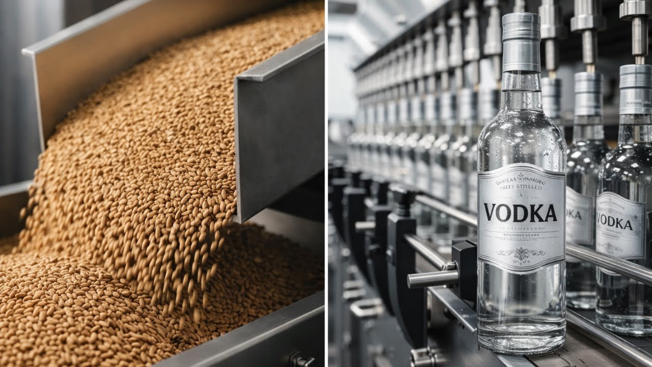 Inside the Vodka Factory 🍸 How the World’s Purest Alcohol Is Made