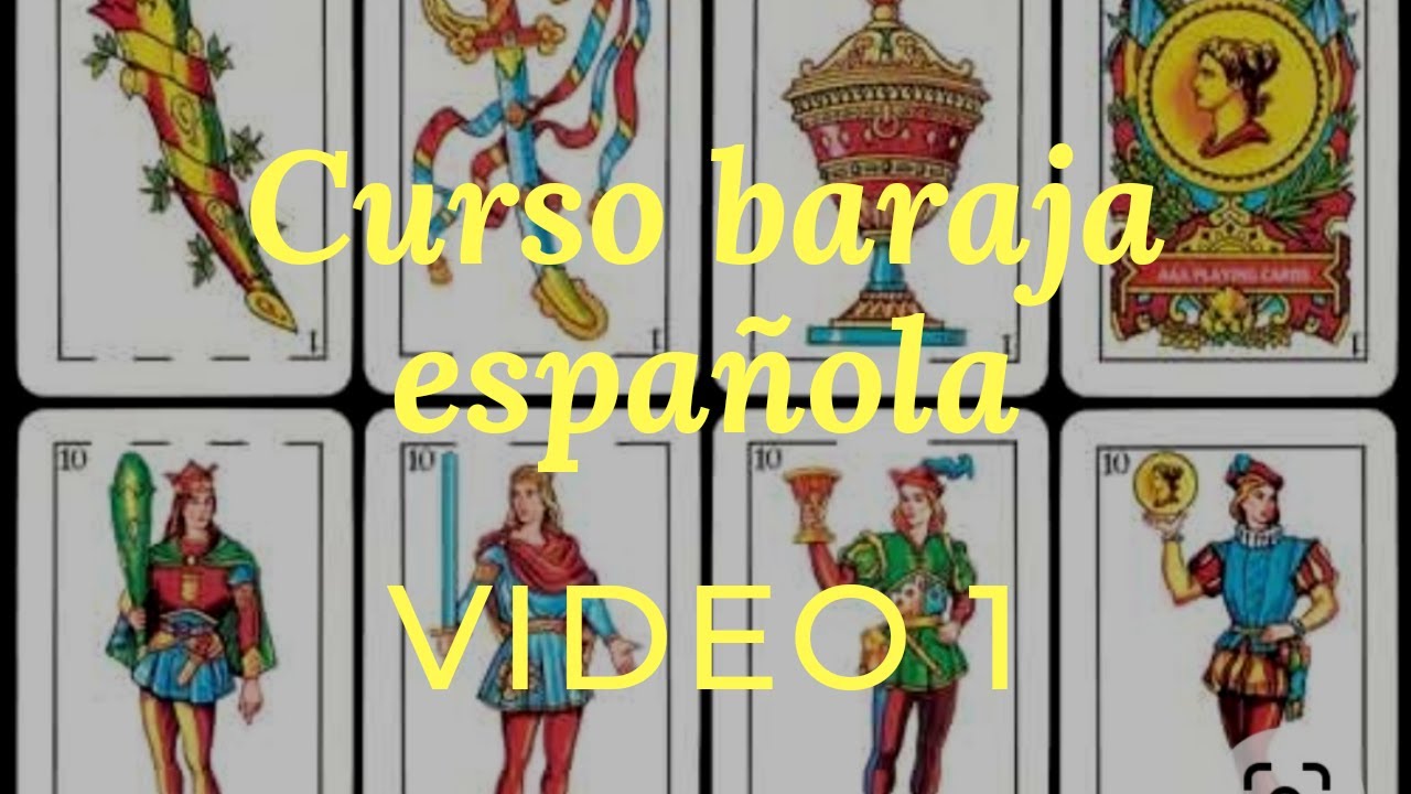 📘🔮CURSO BARAJA ESPAÑOLA fácil y gratis ( 1 )📘🔮