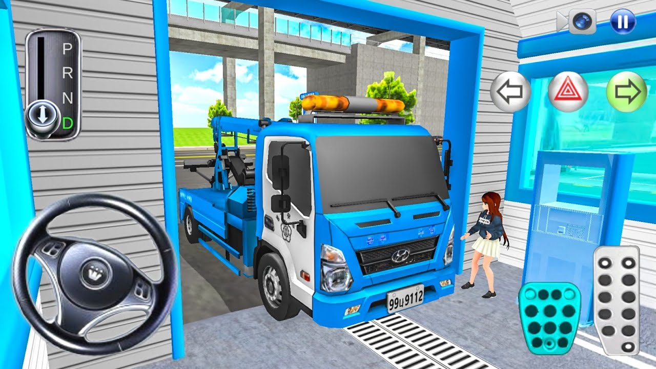 New Tow Truck Car Wash Driving Simulator - 3D Driving Class - Android ios Gameplay Truck 2025