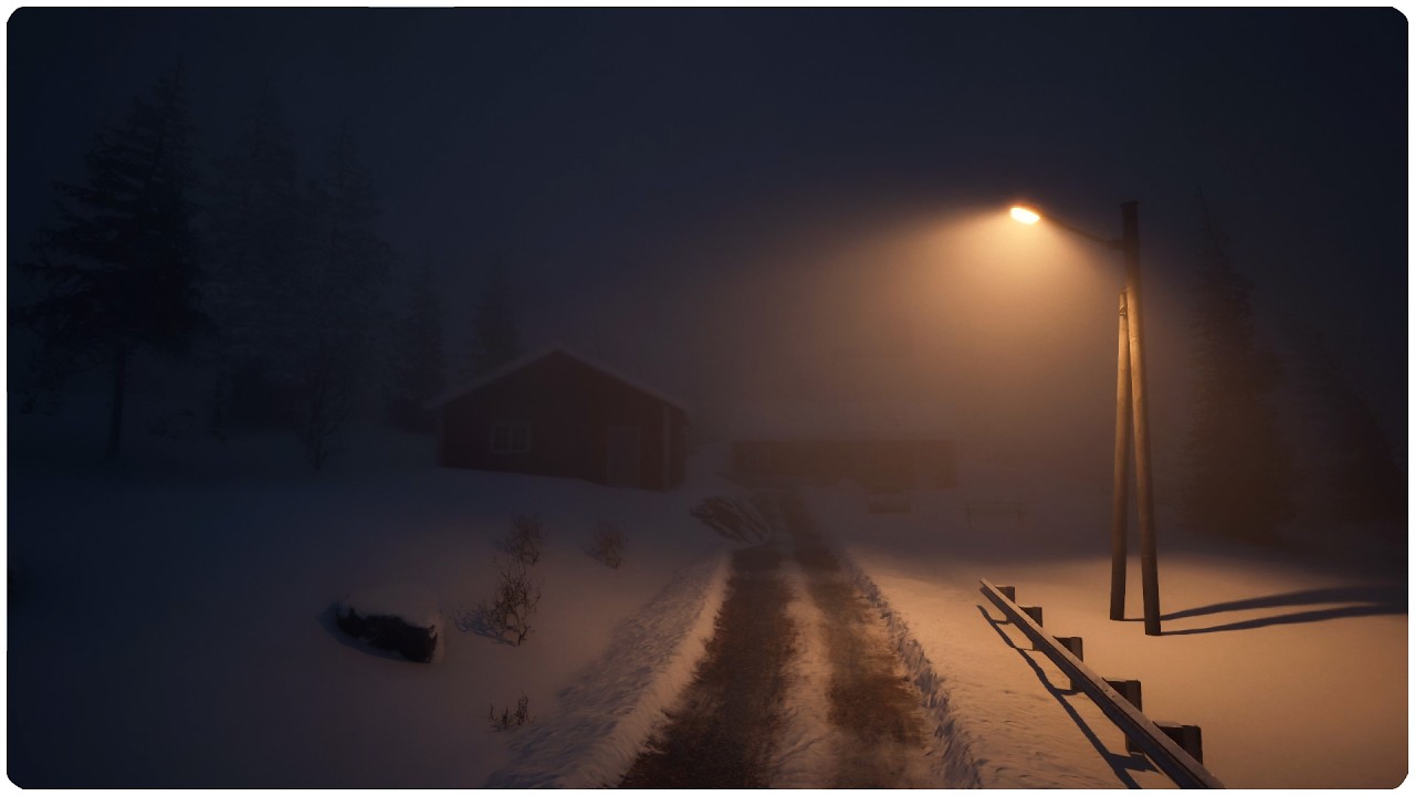 The Most Healing Sleep I've Ever Had: Snowstorm on a Forgotten Road | Spatial Windy ASMR