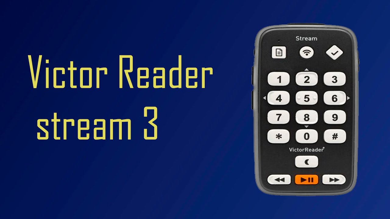 Обзор плеера Victor Reader Stream 3