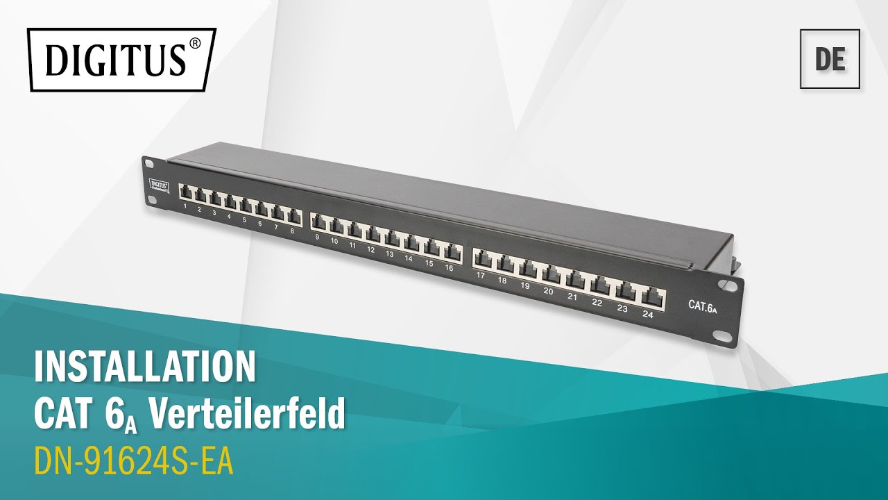 DIGITUS Professional - Installation CAT. 6A Verteilerfeld - DN-91624S-EA