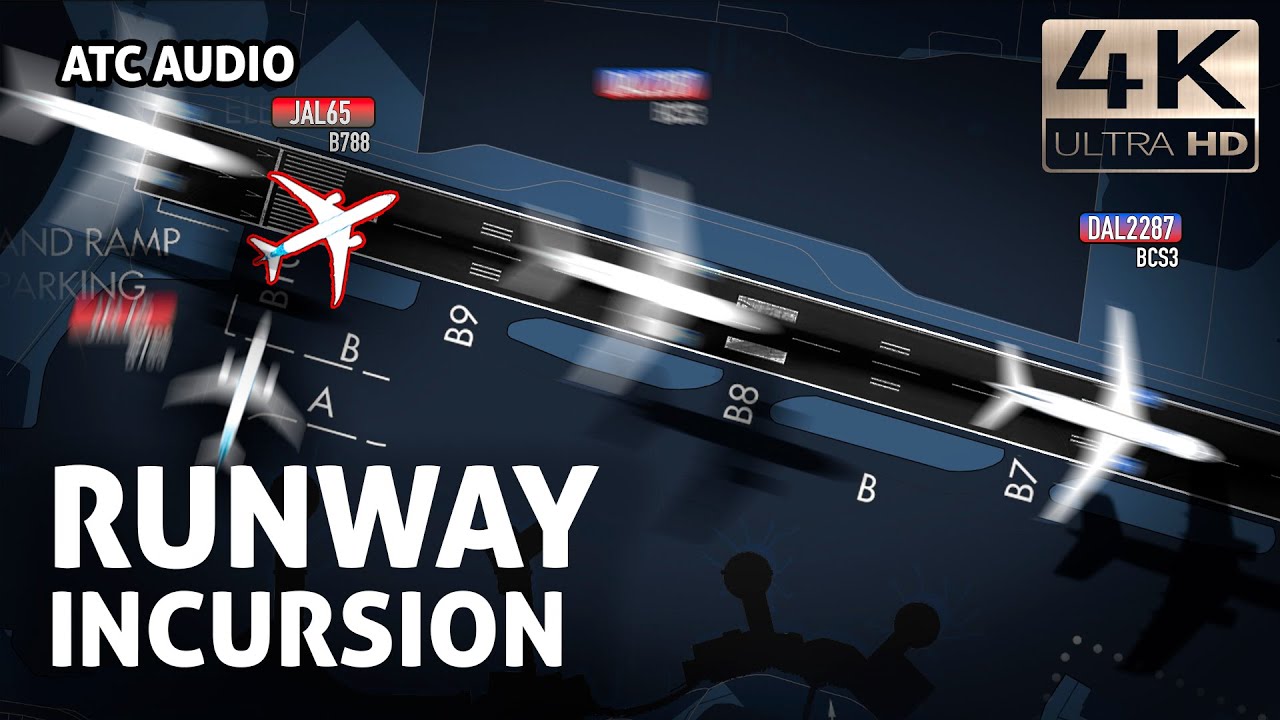 RUNWAY INCURSION. Japanese Pilots Enters Runway Without Permission. Real ATC Audio