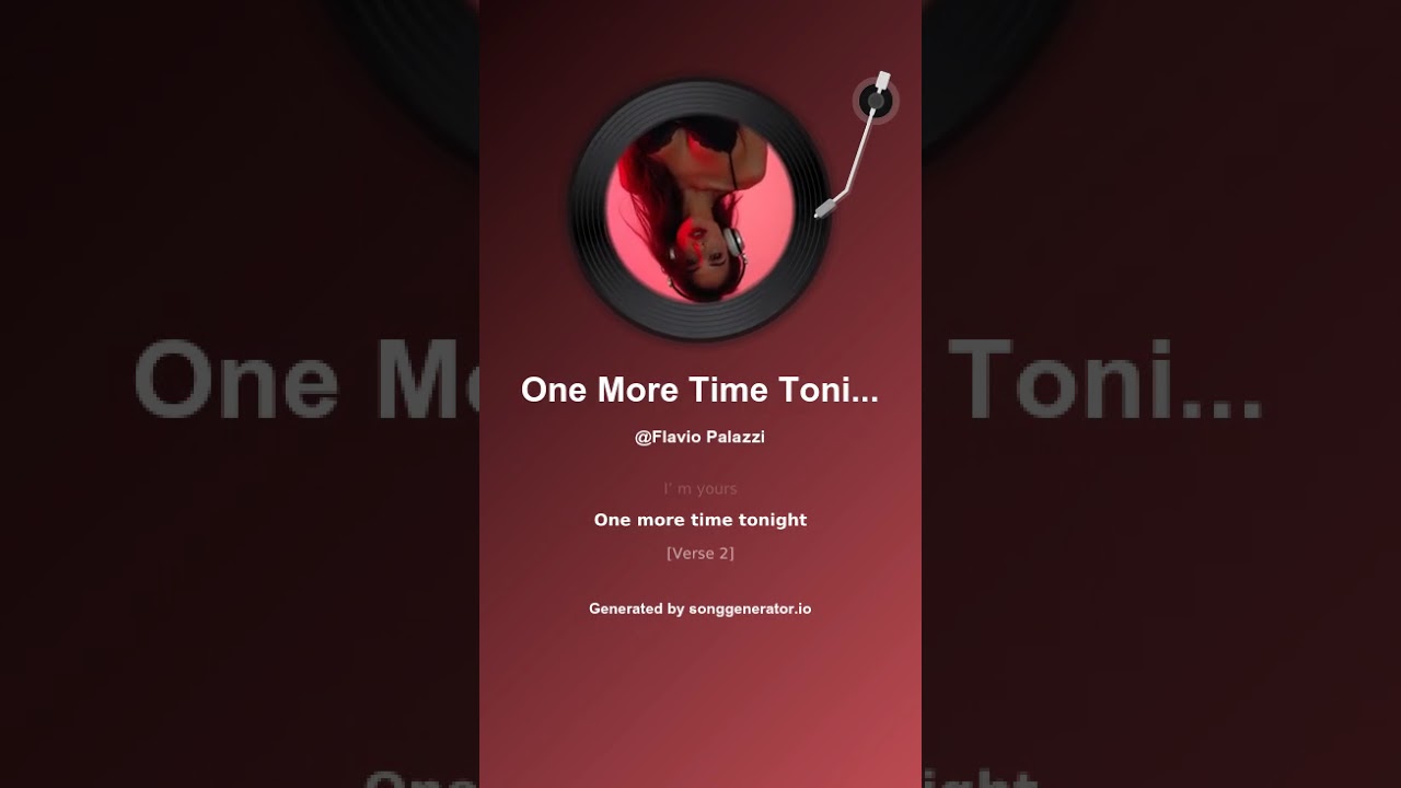 One More Time Tonight (Late Night Groove)