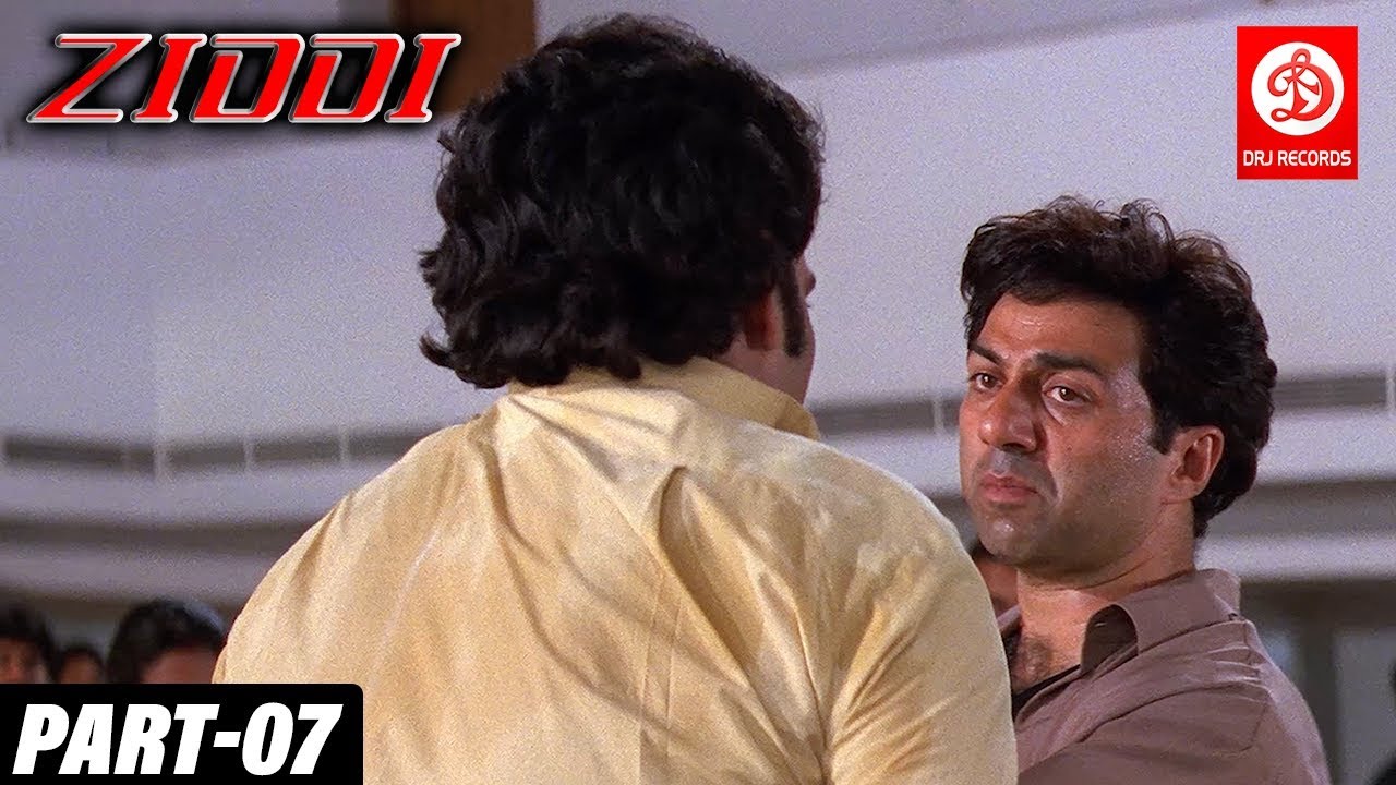 Ziddi - Bollywood Action Movies PART - 07 | Sunny Deol, Raveena Tandon | Romantic Action Drama Movie