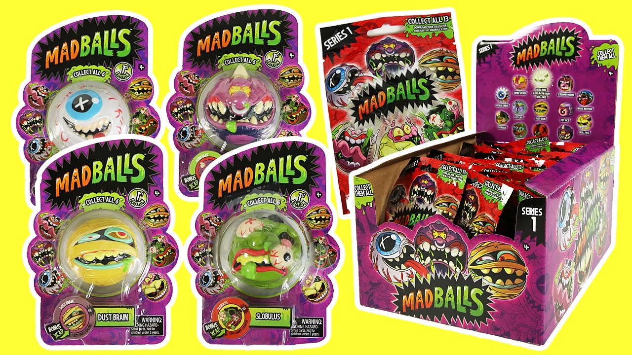 Madballs 1st Edition and Series 1 Blind Bags