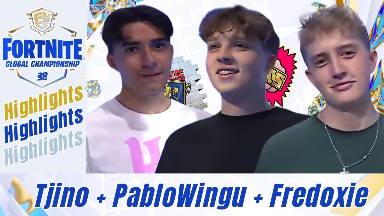 Tjino, PabloWingu & Fredoxie - Fortnite FNCS 2025 Global Championship Trio Highlights
