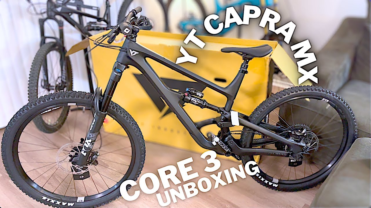 YT Industries Capra MX Core 3 Unboxing (Fox Suspension)