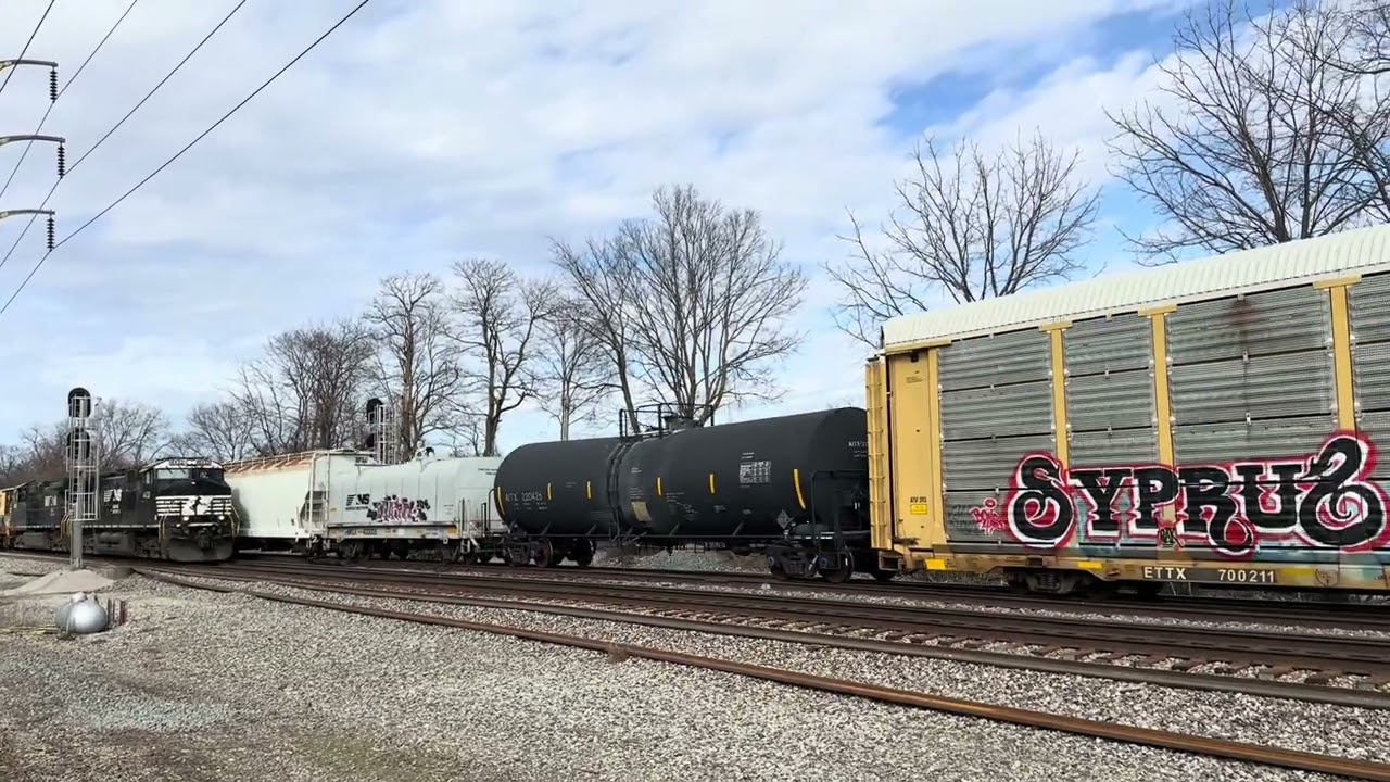 Norfolk Southern Trains, Lexington KY.  2/21/2026