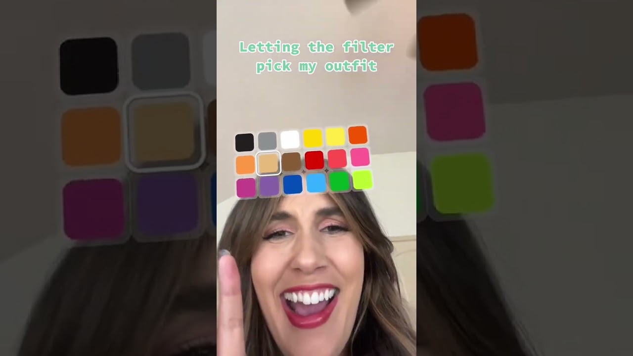 Letting The Filter Choose My Outfit | Colorful Outfit Inspiration